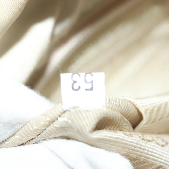 PRADA Shoulder Bag Nylon Beige Auth 134987