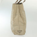 PRADA Shoulder Bag Nylon Beige Auth 134987-4
