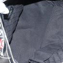 CHANEL Coco Travel Boston Bag PVC Black Silver CC Auth 134999A-11