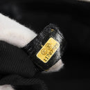 CHANEL Coco Travel Boston Bag PVC Black Silver CC Auth 134999A-12