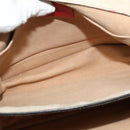 ETRO Rainbow Bag Shoulder Bag Leather Beige Auth 135001-21