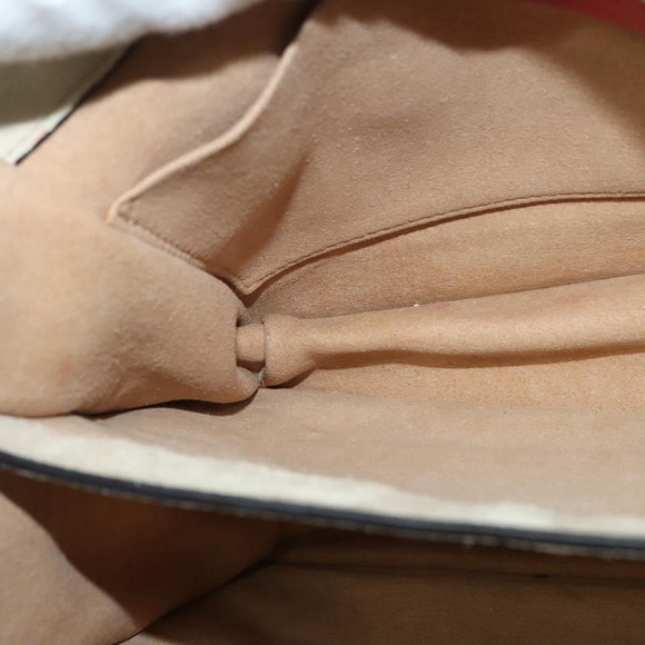 ETRO Rainbow Bag Shoulder Bag Leather Beige Auth 135001