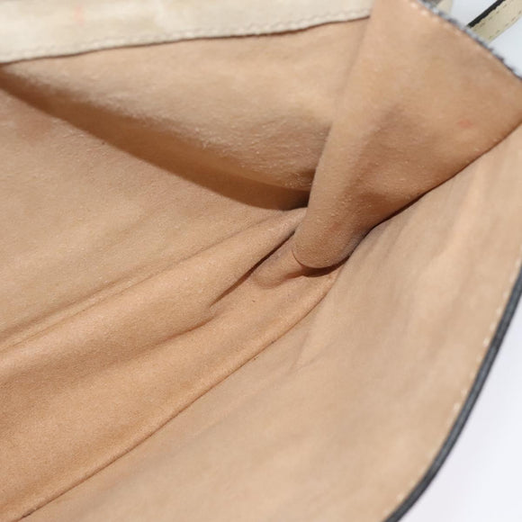 ETRO Rainbow Bag Shoulder Bag Leather Beige Auth 135001