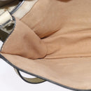 ETRO Rainbow Bag Shoulder Bag Leather Beige Auth 135001-25