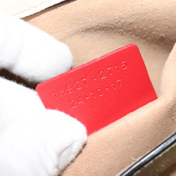 ETRO Rainbow Bag Shoulder Bag Leather Beige Auth 135001