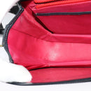 GUCCI GG Canvas Sherry Line Shoulder Bag Navy Gold Red Auth 135003-21