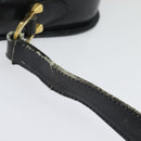 GUCCI GG Canvas Sherry Line Shoulder Bag Navy Gold Red Auth 135003-8