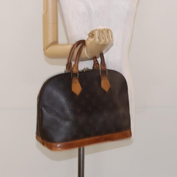 LOUIS VUITTON Monogram Alma Hand Bag M51130 LV Auth 135005
