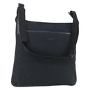 GUCCI GG Canvas Shoulder Bag Black Silver 122791 Auth 135007-1