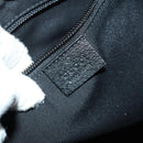GUCCI GG Canvas Shoulder Bag Black Silver 122791 Auth 135007-16