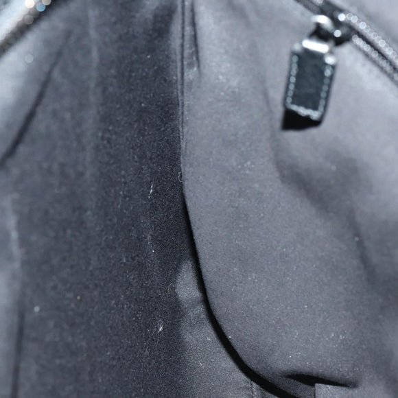 GUCCI GG Canvas Shoulder Bag Black Silver 122791 Auth 135007