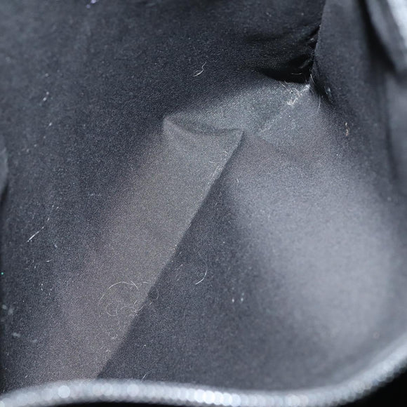 GUCCI GG Canvas Shoulder Bag Black Silver 122791 Auth 135007