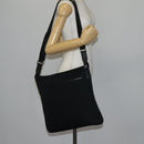 GUCCI GG Canvas Shoulder Bag Black Silver 122791 Auth 135007-22