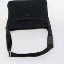 GUCCI GG Canvas Shoulder Bag Black Silver 122791 Auth 135007-7