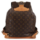 LOUIS VUITTON Monogram Montsouris GM Backpack M51135 LV Auth 135009-2