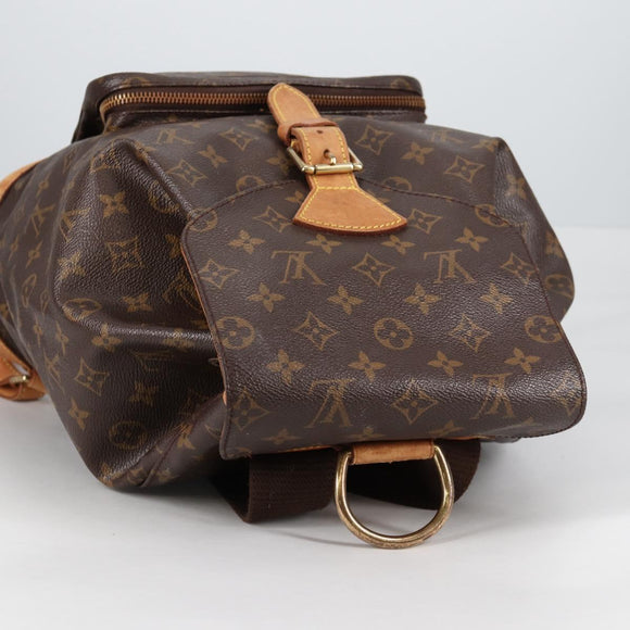 LOUIS VUITTON Monogram Montsouris GM Backpack M51135 LV Auth 135009