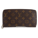 LOUIS VUITTON Monogram Zippy Wallet Long Wallet M42616 LV Auth 135010A-2