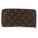 LOUIS VUITTON Monogram Zippy Wallet Long Wallet M42616 LV Auth 135010A-3