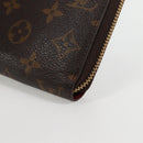 LOUIS VUITTON Monogram Zippy Wallet Long Wallet M42616 LV Auth 135010A-9