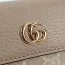 GUCCI GG Supreme Key Case PVC White Gold 456113 2149 Auth 135011AM-18