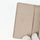 GUCCI GG Supreme Key Case PVC White Gold 456113 2149 Auth 135011AM-19