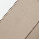 GUCCI GG Supreme Key Case PVC White Gold 456113 2149 Auth 135011AM-8