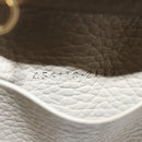 GUCCI GG Supreme Key Case PVC White Gold 456113 2149 Auth 135011M-11