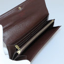 LOUIS VUITTON Damier Ebene Portefeuille Sarah Long Wallet N60491 LV Auth 135012-8
