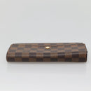 LOUIS VUITTON Damier Ebene Portefeuille Sarah Long Wallet N60491 LV Auth 135012-5