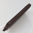 GUCCI GG Canvas Guccissima Wallet Leather Brown Silver 43219 0416 Auth 135014-6