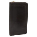 LOUIS VUITTON Utah Zippy Organizer Long Wallet Brown M97025 LV Auth 135015-1