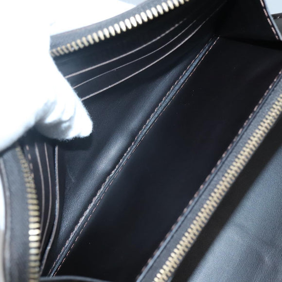 LOUIS VUITTON Utah Zippy Organizer Long Wallet Brown M97025 LV Auth 135015