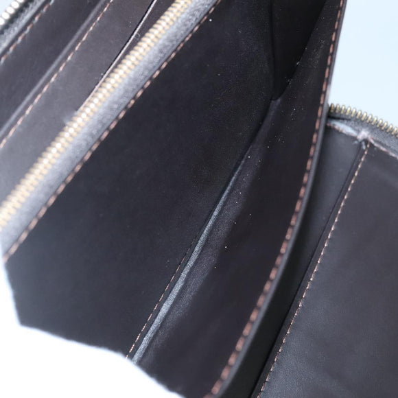 LOUIS VUITTON Utah Zippy Organizer Long Wallet Brown M97025 LV Auth 135015