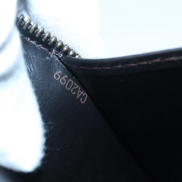 LOUIS VUITTON Utah Zippy Organizer Long Wallet Brown M97025 LV Auth 135015