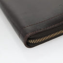 LOUIS VUITTON Utah Zippy Organizer Long Wallet Brown M97025 LV Auth 135015-9