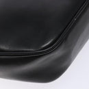 Salvatore Ferragamo Shoulder Bag Leather Black Gold Auth 135016-13