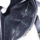 Salvatore Ferragamo Shoulder Bag Leather Black Gold Auth 135016-21