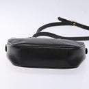 Salvatore Ferragamo Shoulder Bag Leather Black Gold Auth 135016-9