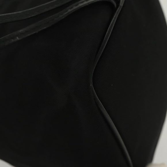 GUCCI Pouch Nylon Black Silver 039 0973 Auth 135018