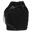 GUCCI Pouch Nylon Black Silver 039 0973 Auth 135018-13