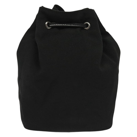 GUCCI Pouch Nylon Black Silver 039 0973 Auth 135018