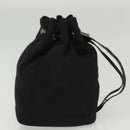 GUCCI Pouch Nylon Black Silver 039 0973 Auth 135018-4