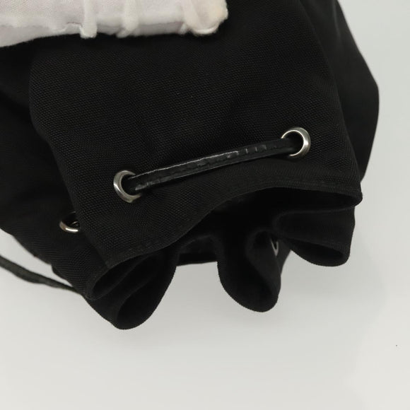 GUCCI Pouch Nylon Black Silver 039 0973 Auth 135018