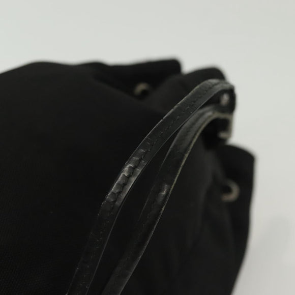 GUCCI Pouch Nylon Black Silver 039 0973 Auth 135018