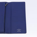 LOUIS VUITTON Taiga Portefeuille Braza Long Wallet Blue M30559 LV Auth 135023-13