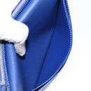 LOUIS VUITTON Taiga Portefeuille Braza Long Wallet Blue M30559 LV Auth 135023-17