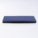 LOUIS VUITTON Taiga Portefeuille Braza Long Wallet Blue M30559 LV Auth 135023-4
