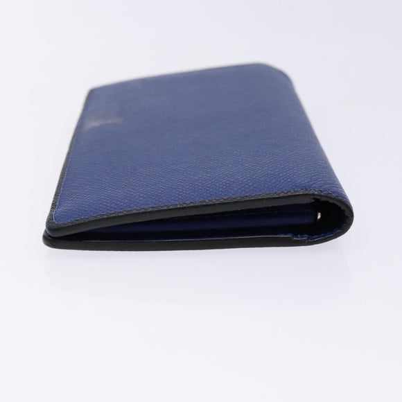 LOUIS VUITTON Taiga Portefeuille Braza Long Wallet Blue M30559 LV Auth 135023