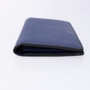 LOUIS VUITTON Taiga Portefeuille Braza Long Wallet Blue M30559 LV Auth 135023-7