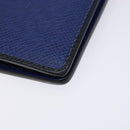 LOUIS VUITTON Taiga Portefeuille Braza Long Wallet Blue M30559 LV Auth 135023-8